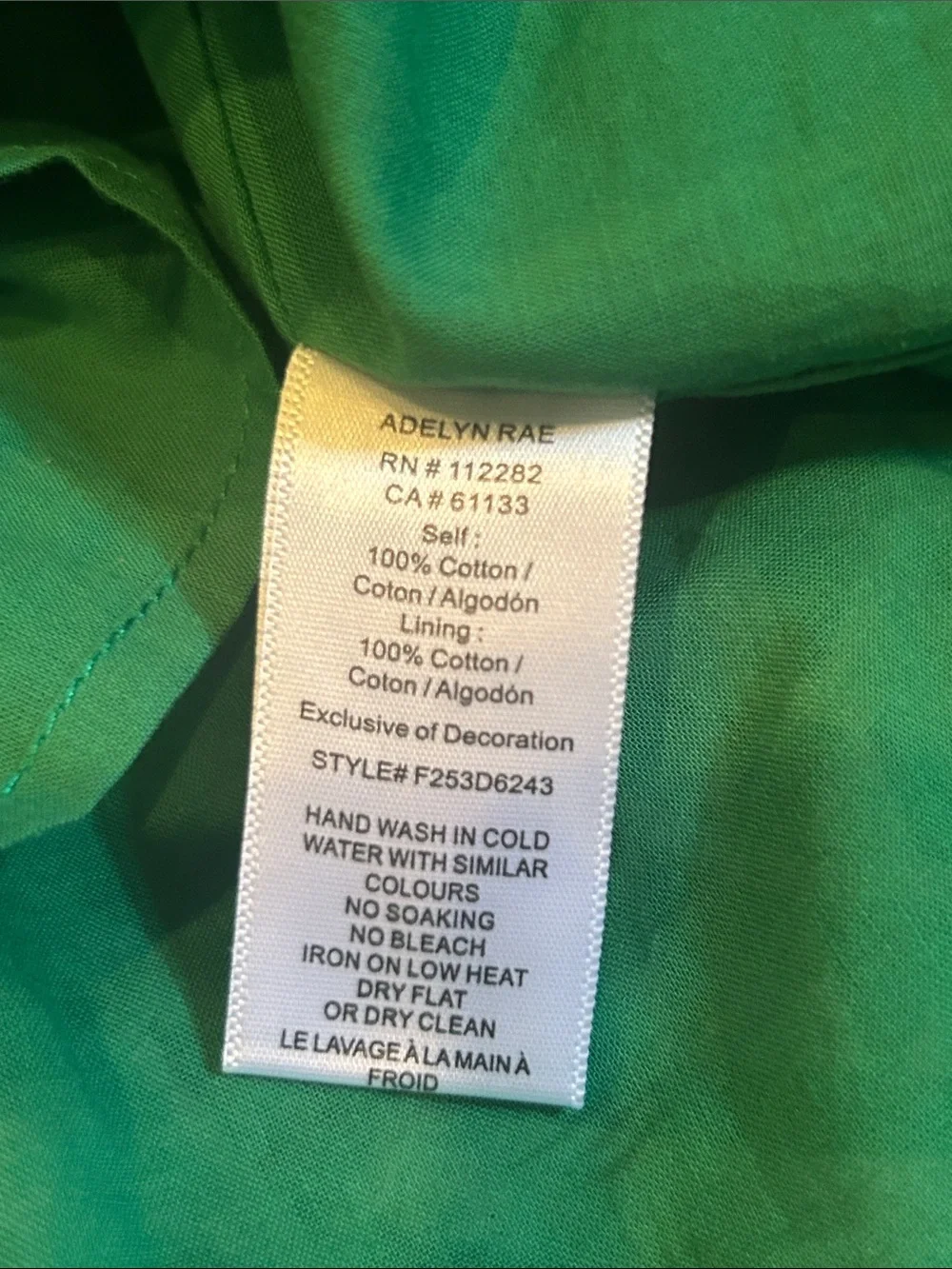 NWT Adelyn Rae Emerald and Cream Geometric Square-Neck crochet Midi Dress L - Picture 11 of 16